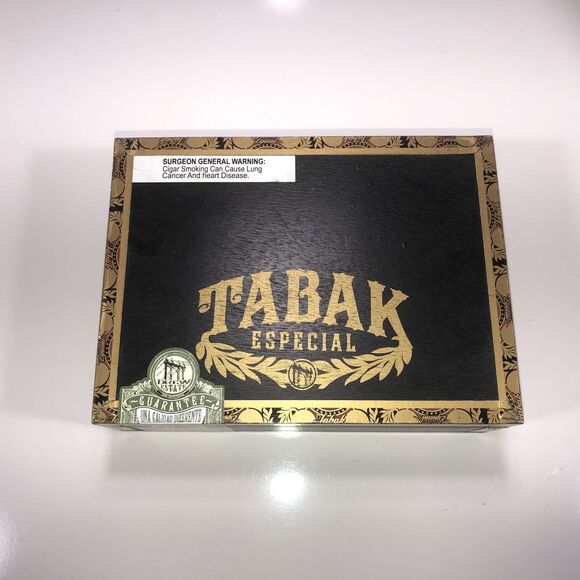 Tabak Especial Colada Empty Wooden Cigar Box 8.25x6.25x2.75 - Picture 4 of 6